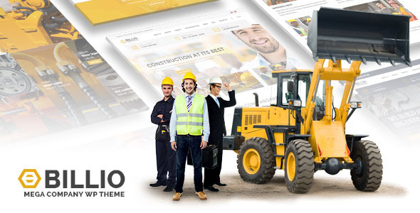 Download Theme WordPress Untuk Perusahaan Company Profile Alat Berat Heavy Equipment Construction Sparepart Manufacturing